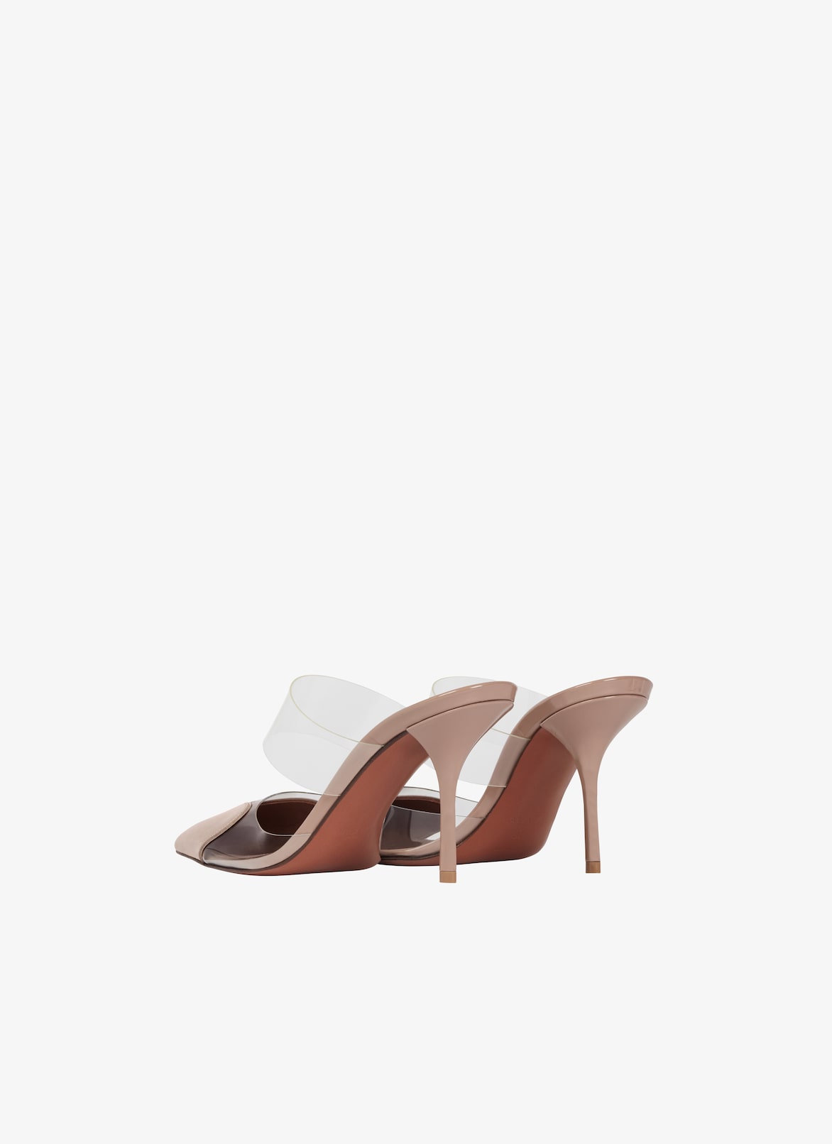 LE COEUR MULES IN PATENT CALFSKIN ALAÏA BEIGE LE COEUR MULES IN PATENT CALFSKIN
